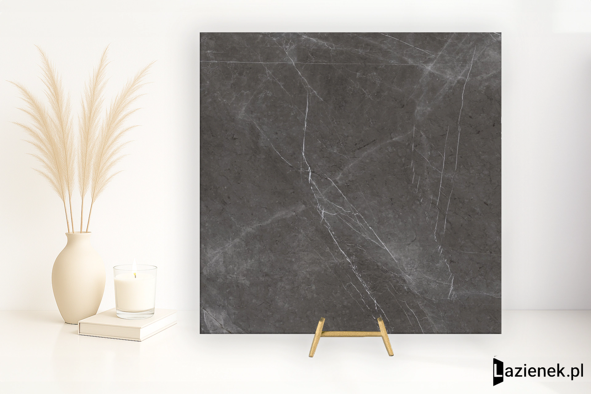 Graniti Fiandre Marble Active Pietra Grey antybakteryjna 60x60 cm gr. 8 mm - płytka rektyfikowana / IAS194X860